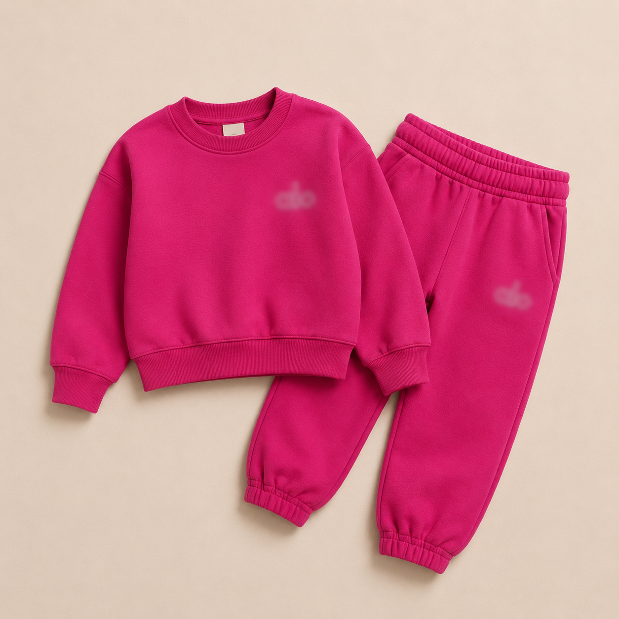 Ensemble Mini Jogging Fille Fushia - Maison Nayless