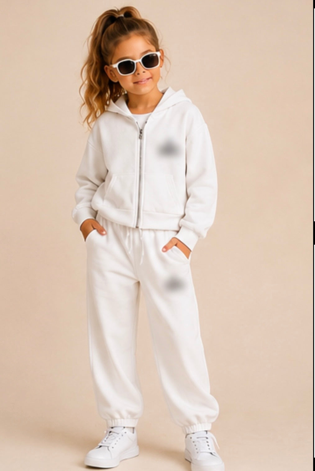 Survêtement A.. Yoga Fille Blanc